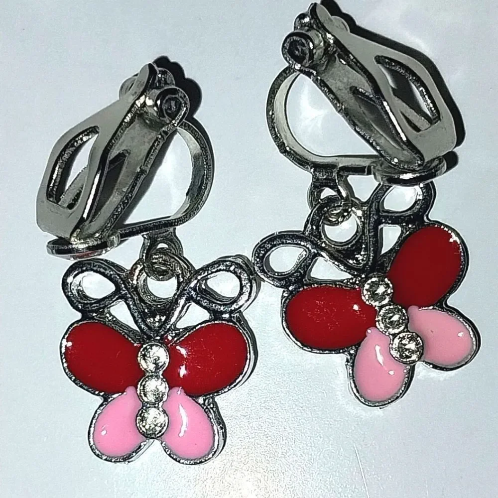 Butterfly Super Cute Kid's fashion Clip-on Earrings